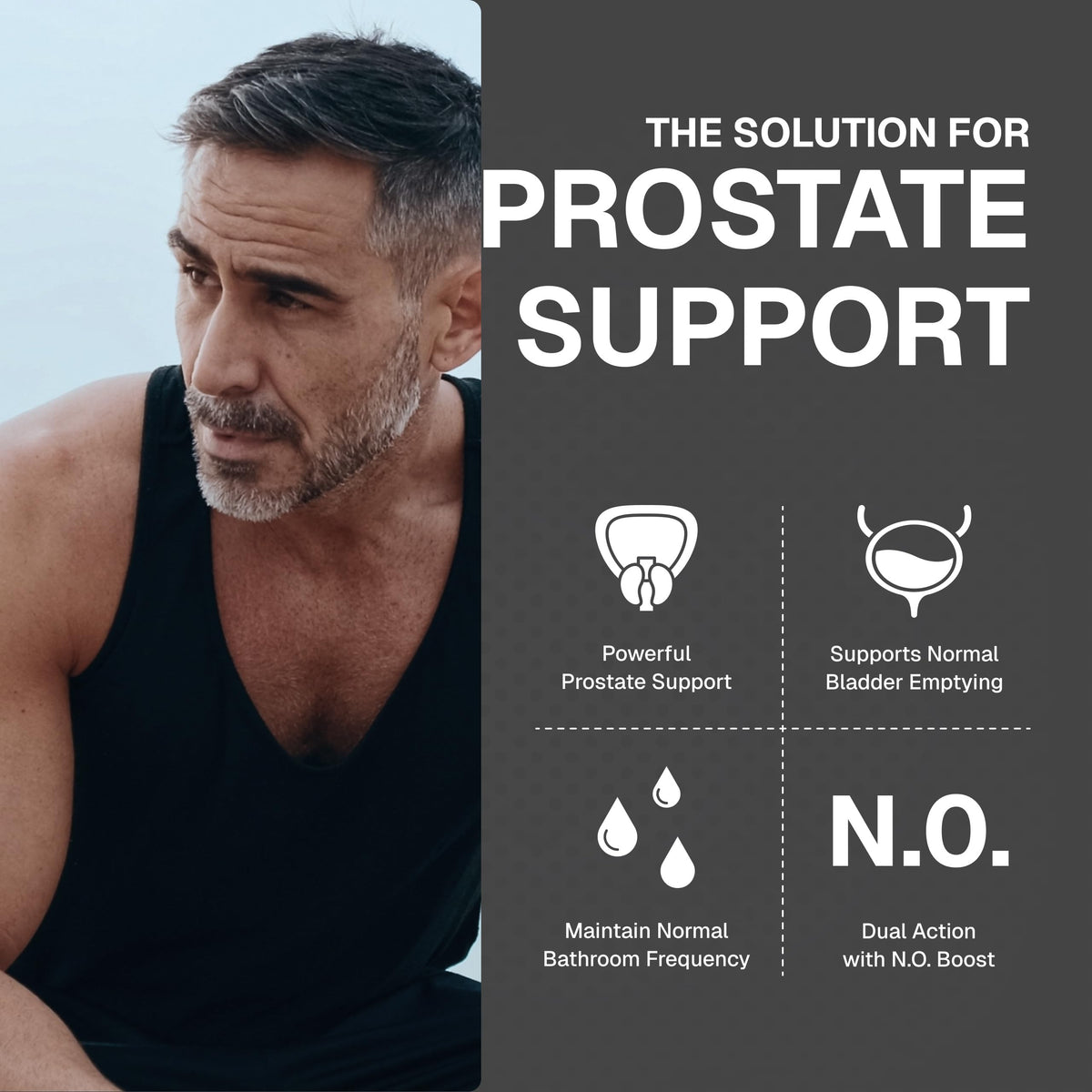 Authentic Weider Global Nutrition prostate supplement container on a clean background