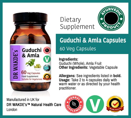 DR WAKDE'S antioxidant supplement bottle top angle view showcasing the recyclable brown glass container