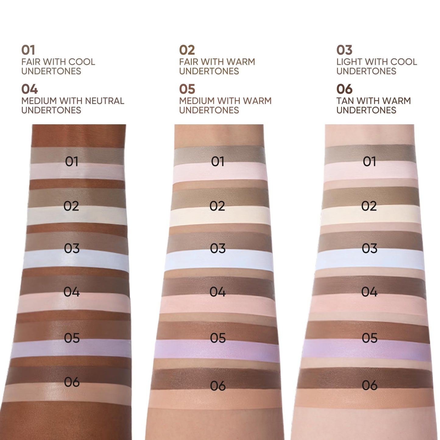 Judydoll dual ended face contouring liquid wand showing the shading and brightening applicators