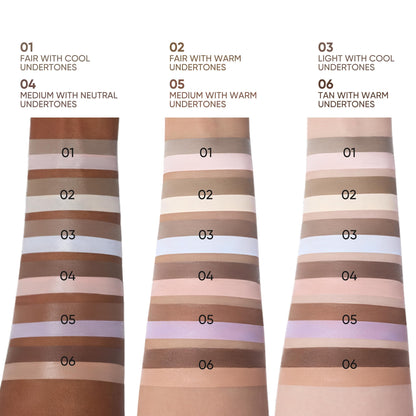 Judydoll dual ended face contouring liquid wand showing the shading and brightening applicators