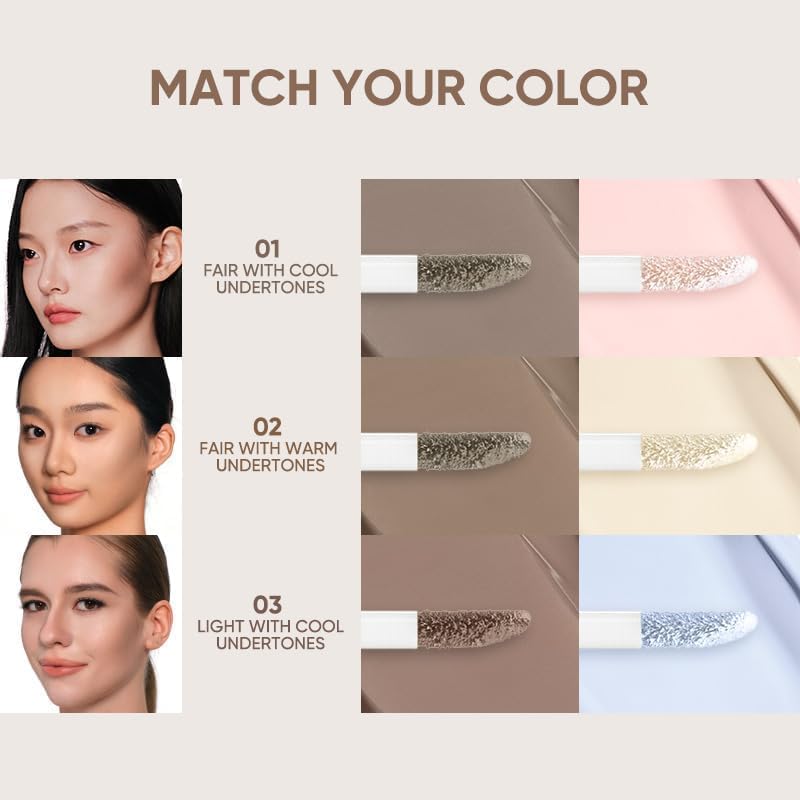 Judydoll face sculpting makeup stick application on the under eye zone and cheekbones