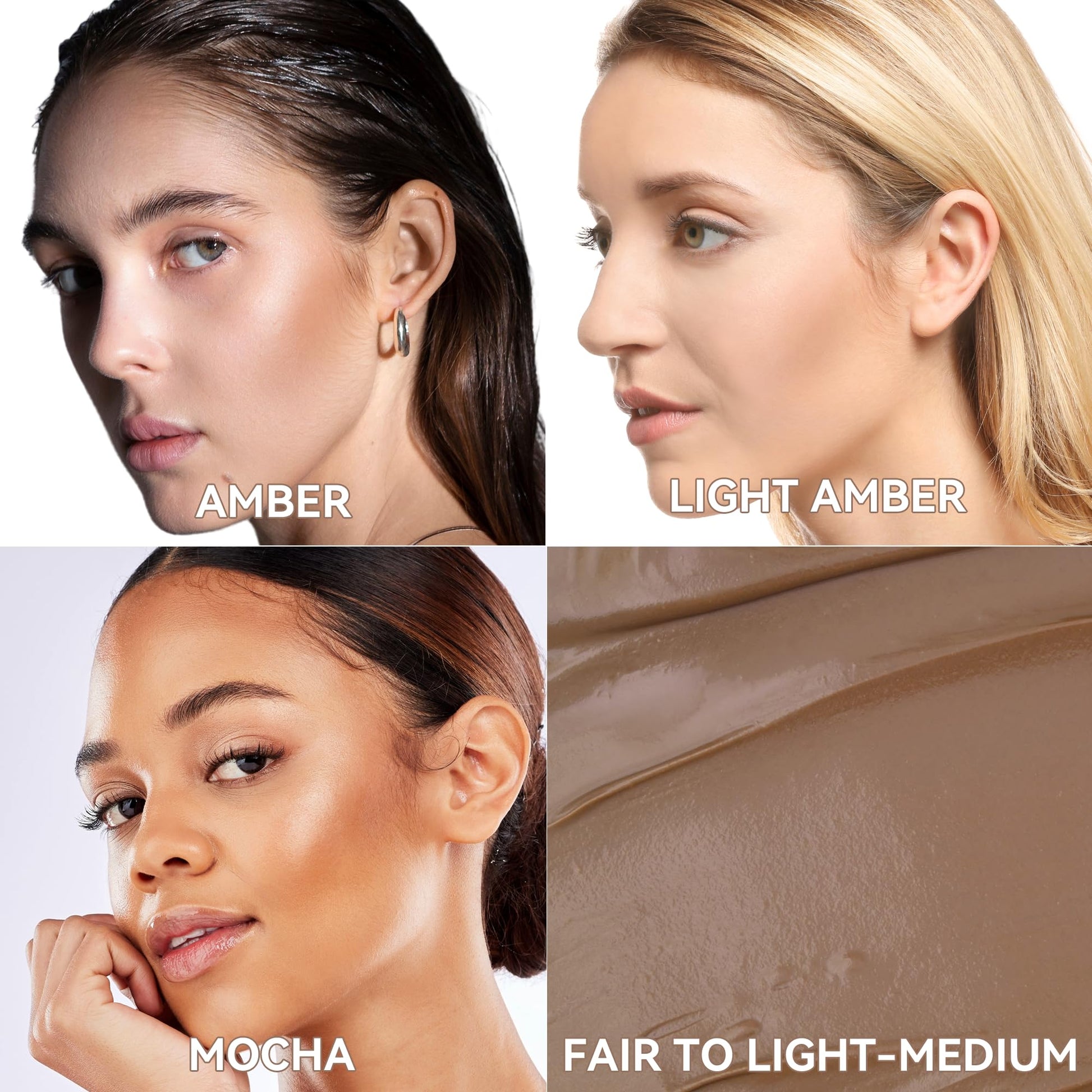Applying FV cool toned contour stick under cheekbones