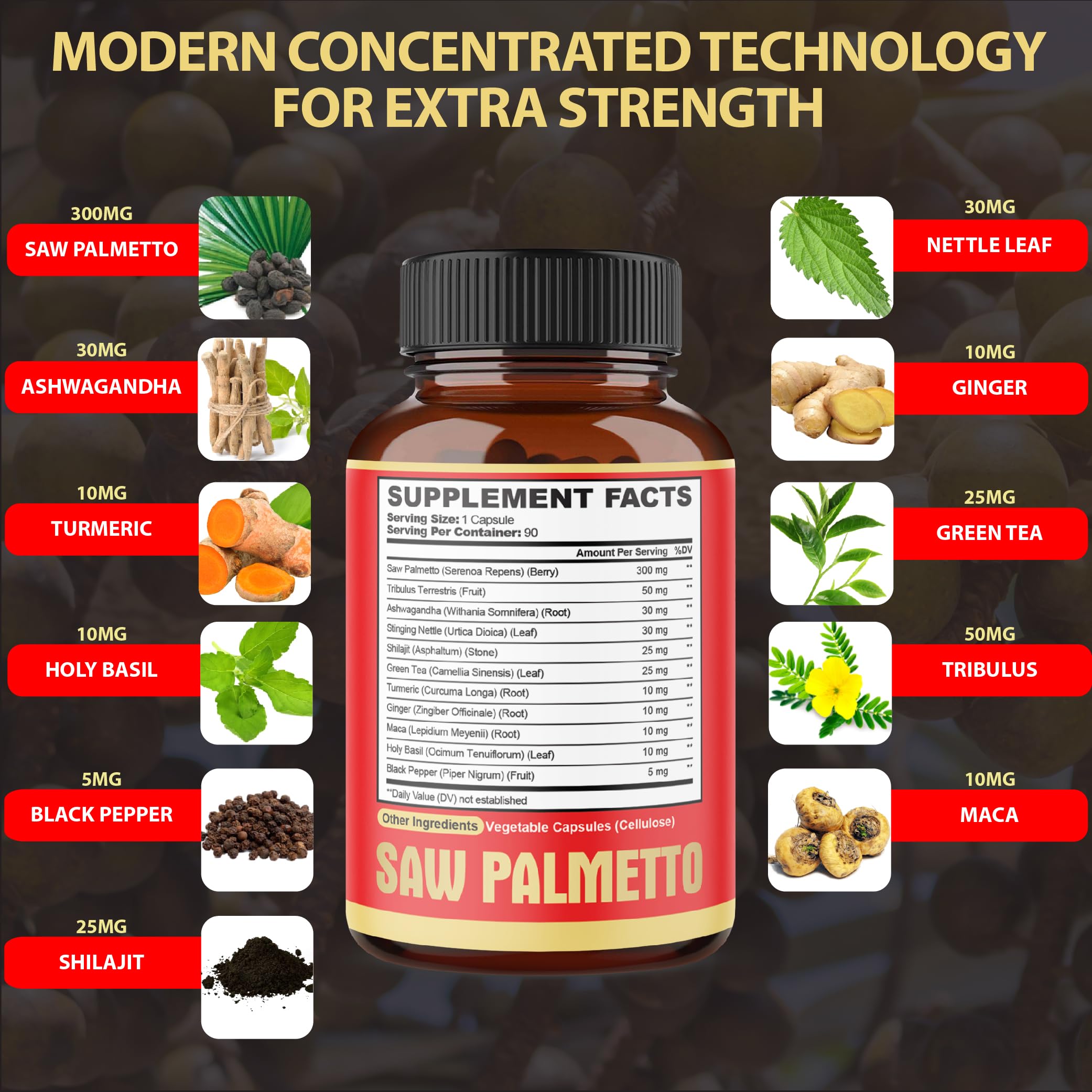 Agobi eleven in one prostate support supplement bottle with capsule count details