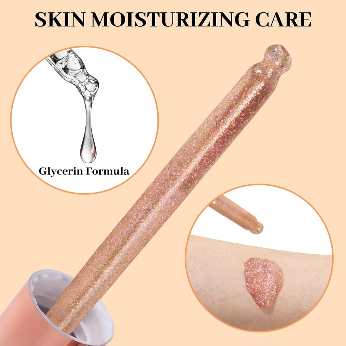 UCANBE makeup highlighter bottle with dropper open showing fluid texture