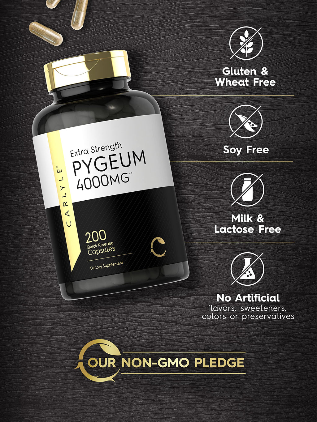 Authentic USA imported Carlyle pygeum prostate health supplement