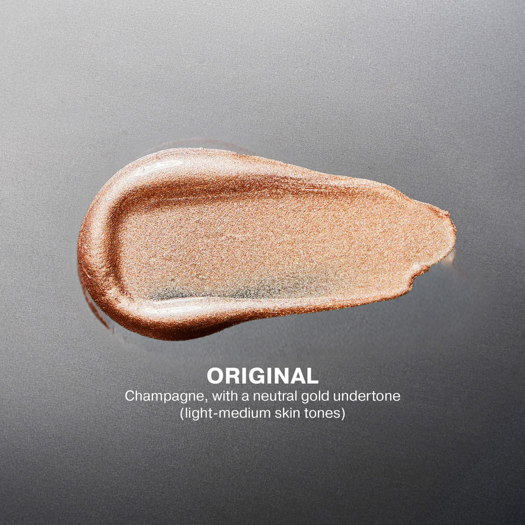 Iconic London liquid highlighter glass bottle with dropper applicator