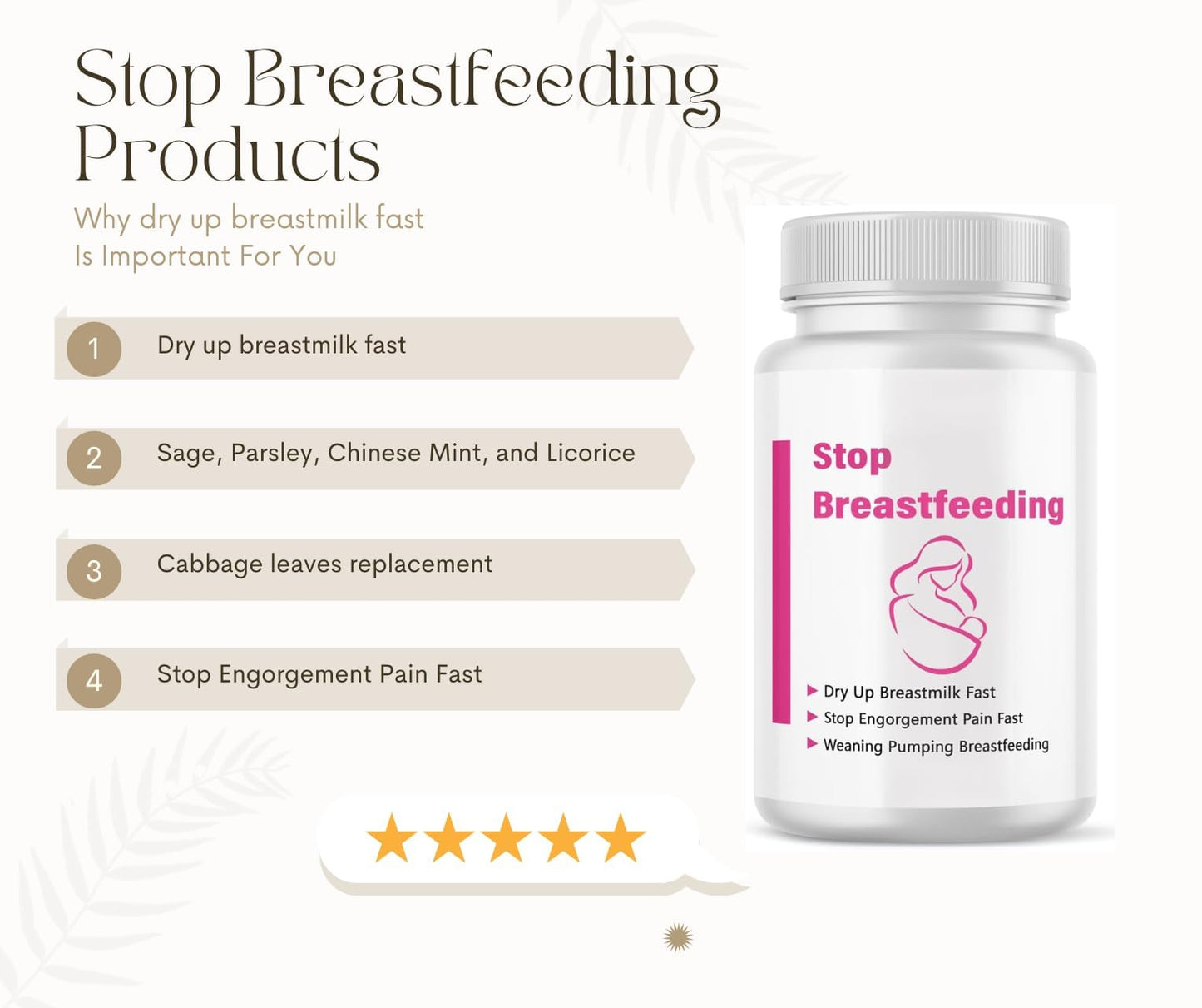 Shunniub weaning support capsules packaging back view