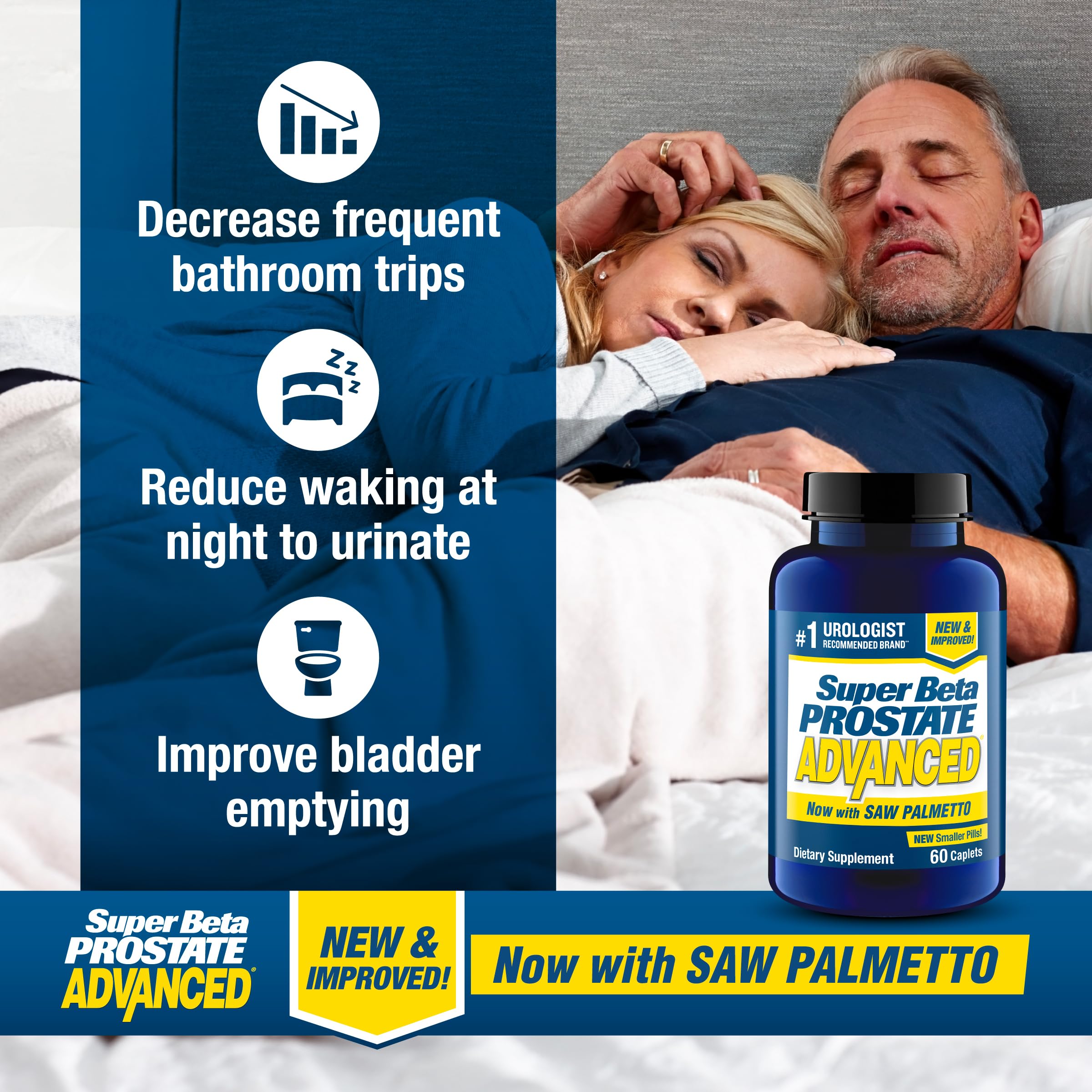 Super Beta Prostate Advanced twin pack supplements for male urinary health