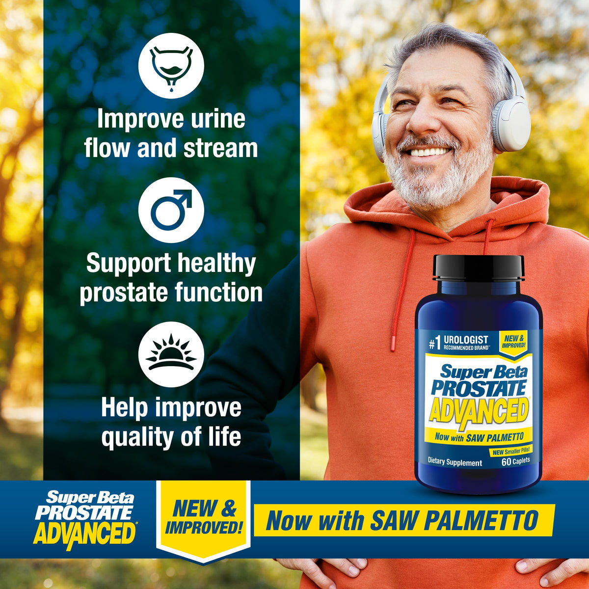 Super Beta Prostate Advanced supplement facts label and ingredient details