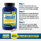 Super Beta Prostate Advanced twin pack outer box packaging details