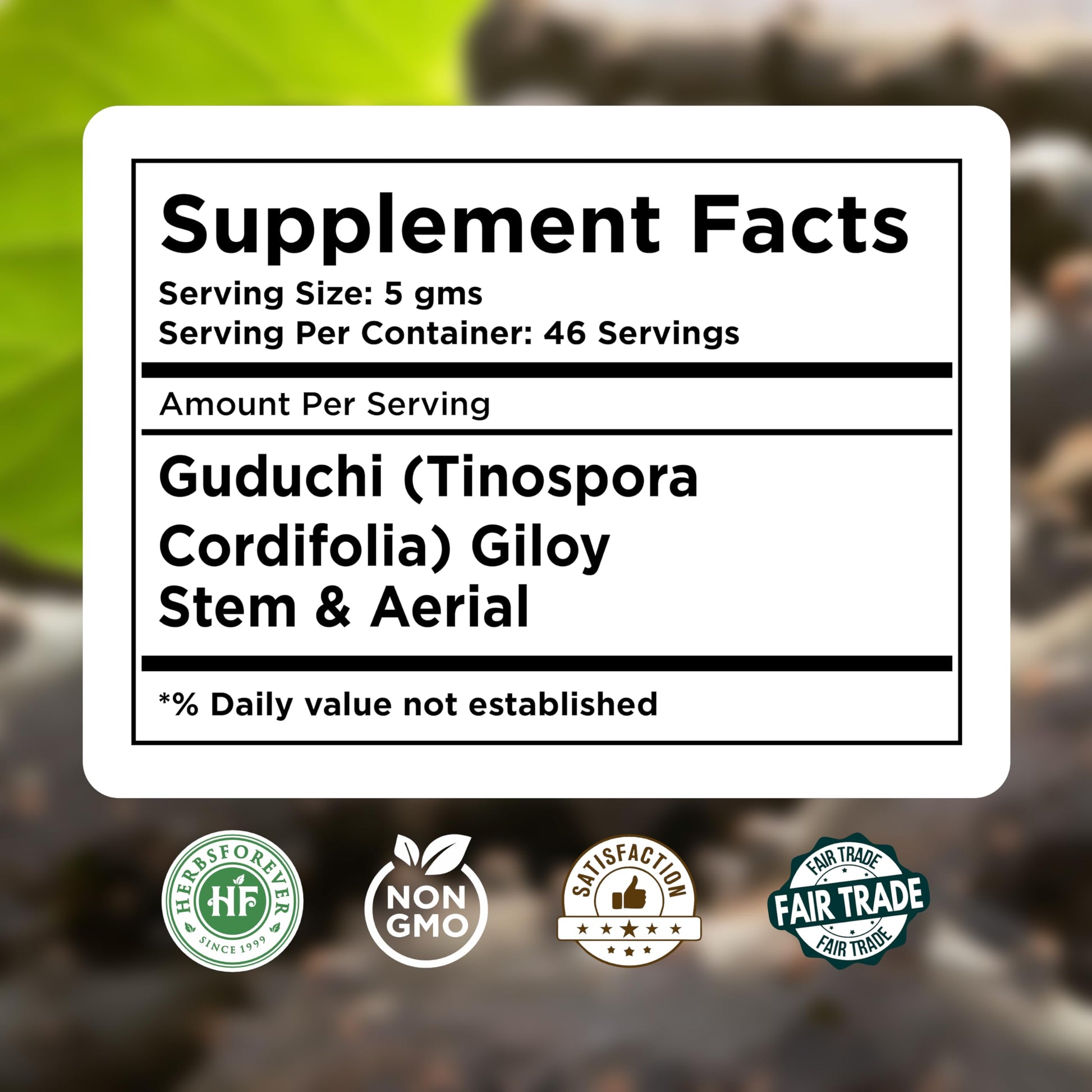 Authentic imported Ayurvedic immunity booster powder inside premium packaging