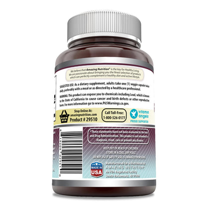 Amazing Nutrition Marshmallow Root dietary supplement packaging details