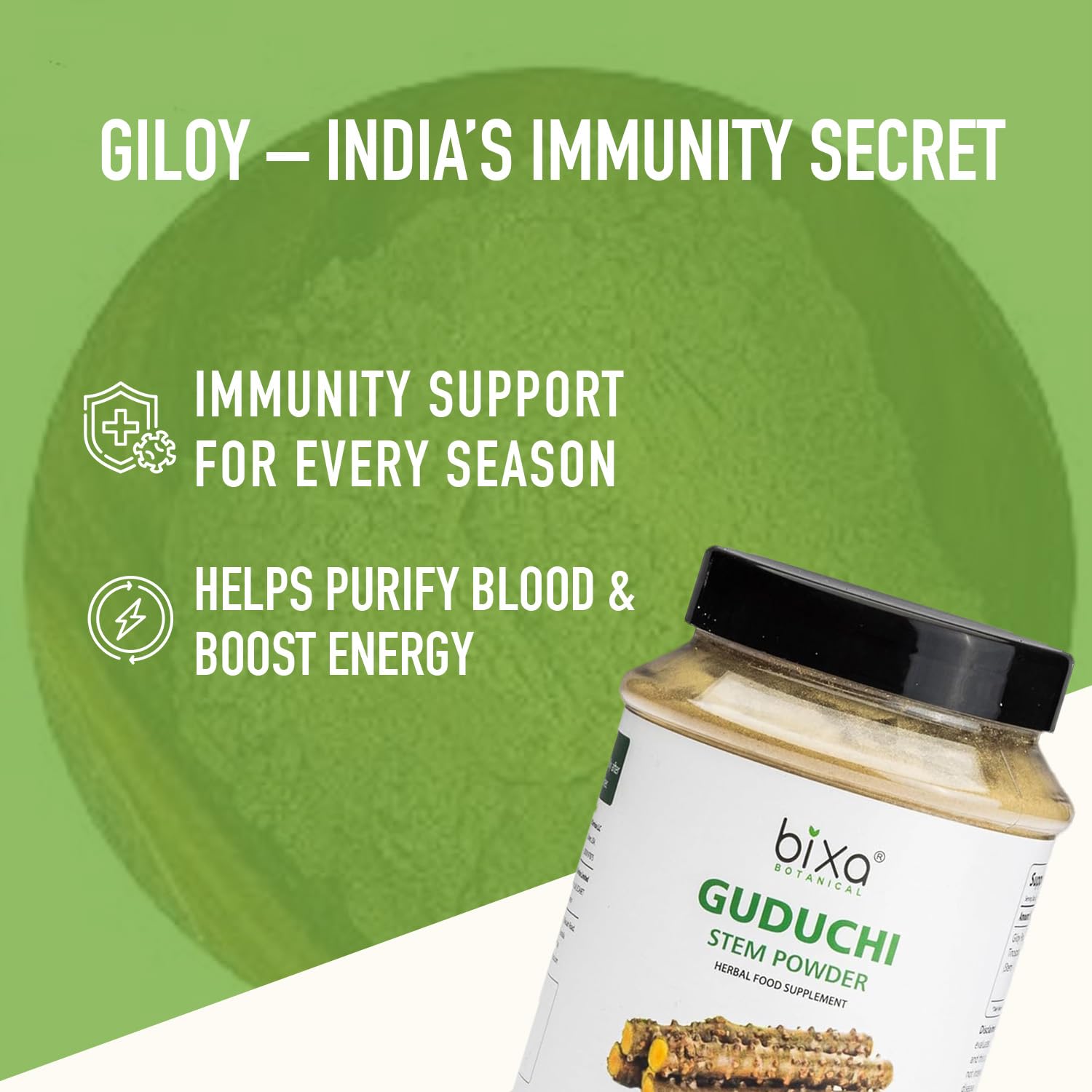 Bixa Botanical immune support herbal supplement seal packaging