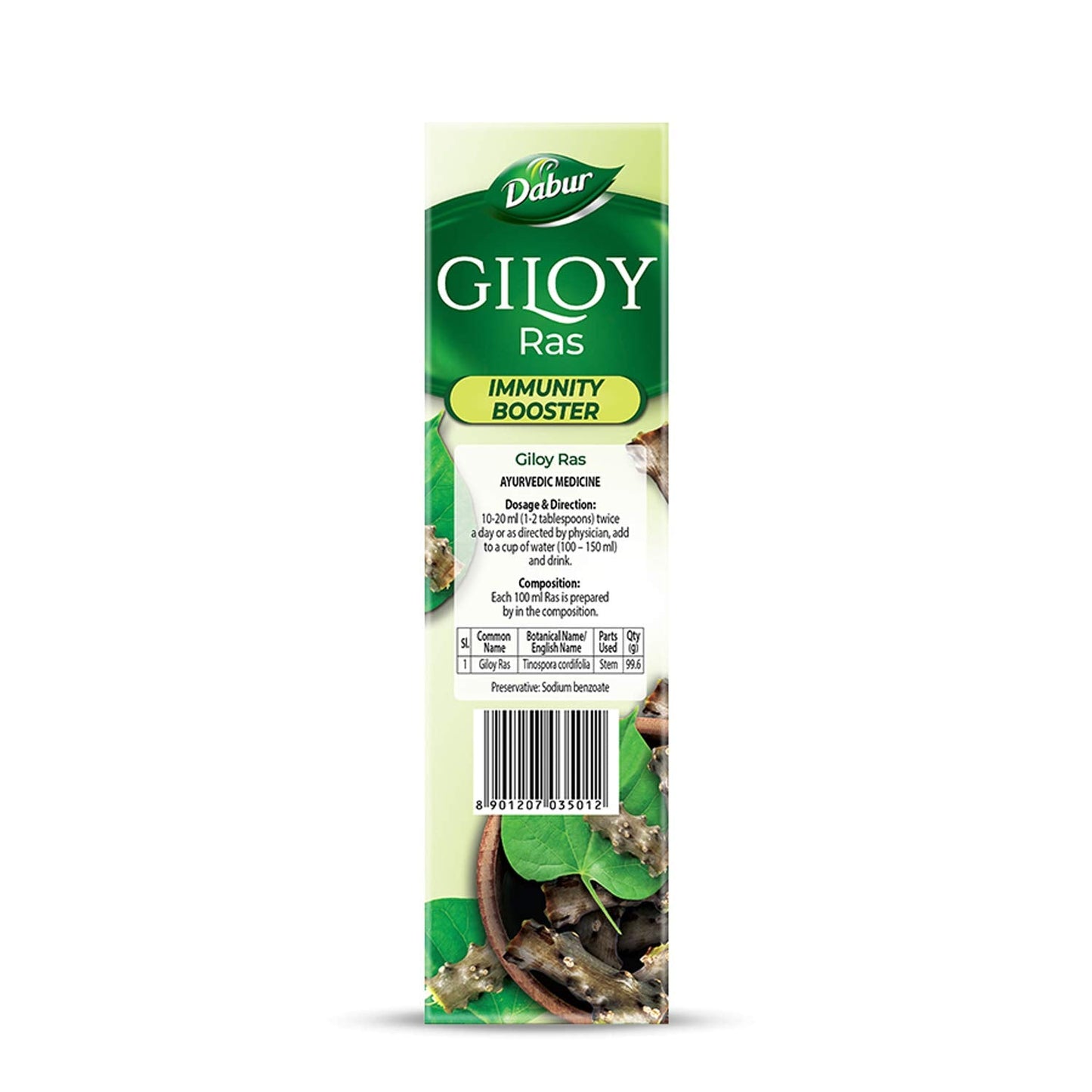 Dabur Giloy Juice 1 Litre secure seal showcasing product safety.