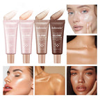 Ghfczoo Naissiya Natural Glow Illuminator liquid texture swatch on skin