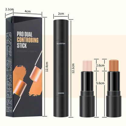 Water resistant highlight and contour kit sticks in light to medium tones.