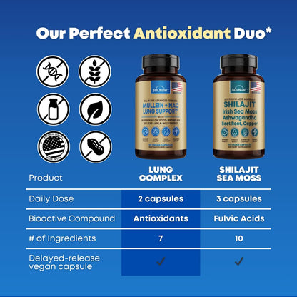 Solnuvi Lung Detox Complex for respiratory clarity and mucus support