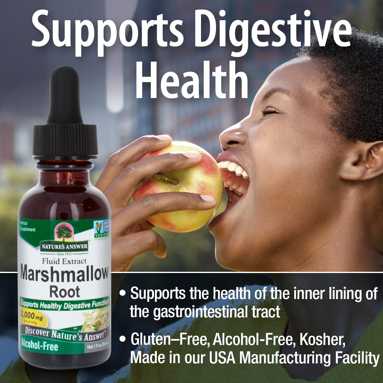Organic Marshmallow Root extract 1 fluid ounce bottle