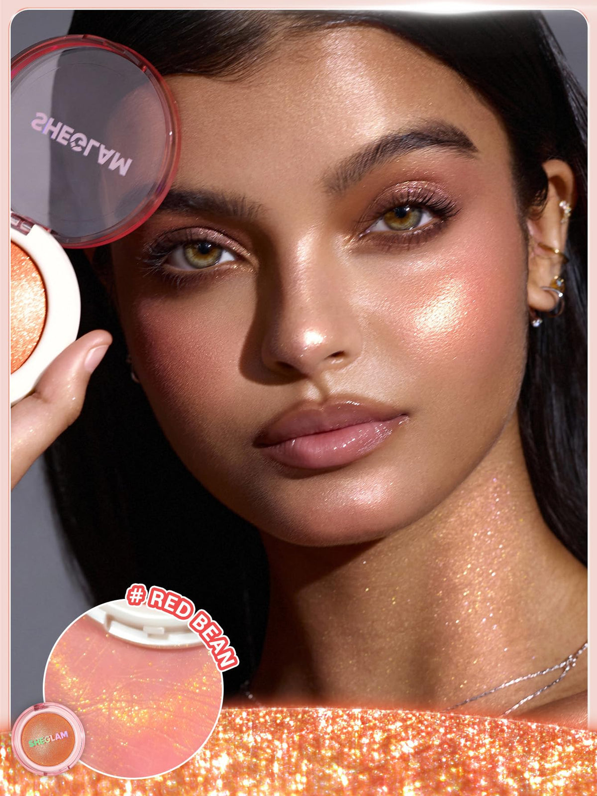 Sheglam Glowchi Bouncy Highlighter lifestyle glow application