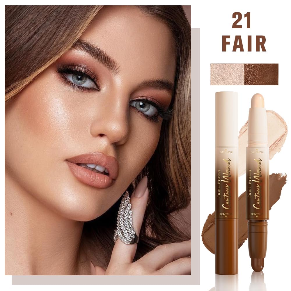 QIDSTERS contour and highlighter stick side profile showing dual ends