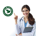 Natural health supplement packaging layout highlighting certified edible quality status
