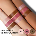Lezero light medium contour kit swatch and shade view