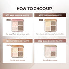 Judydoll contour palette in travel friendly clear lid case
