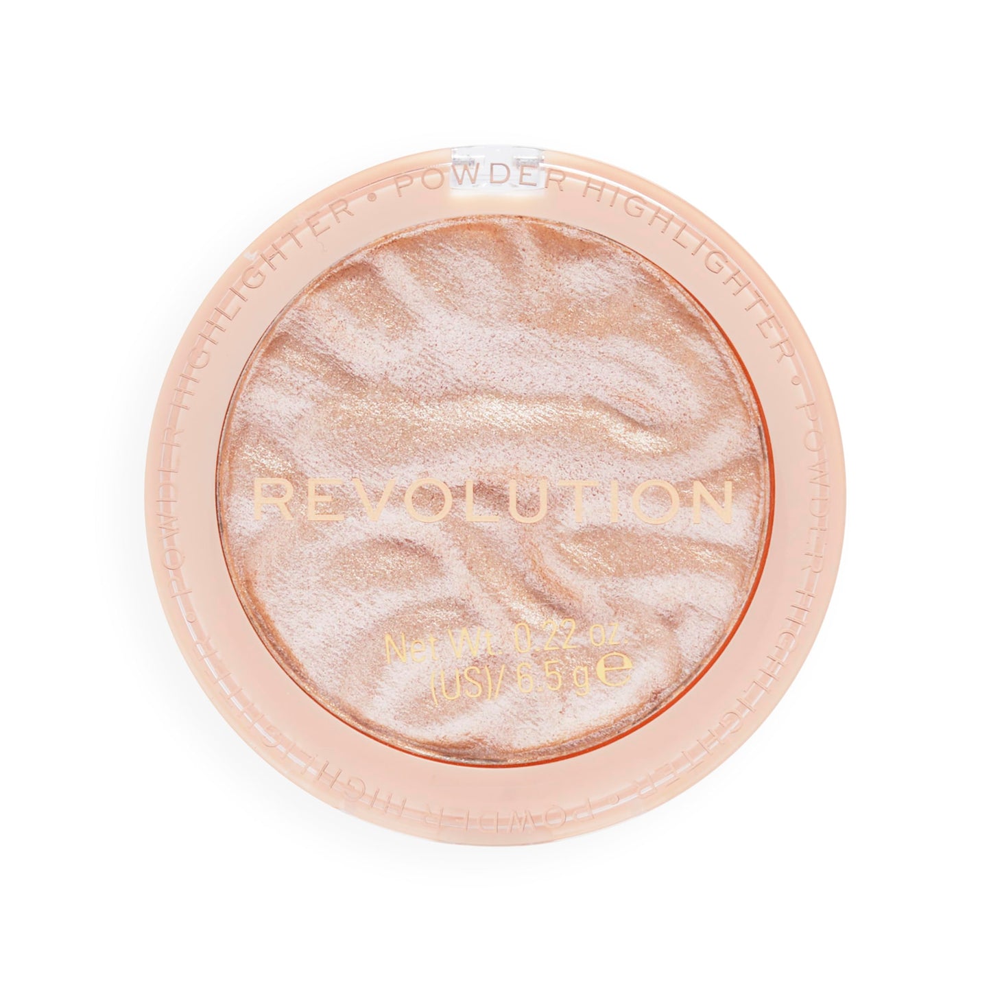Product shot of the imported Revolution Beauty Dare to Divulge radiant shimmer highlighter