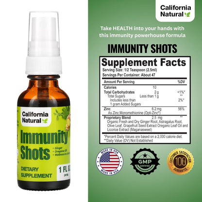 California Natural liquid herbal dietary supplement spray nozzle close up view