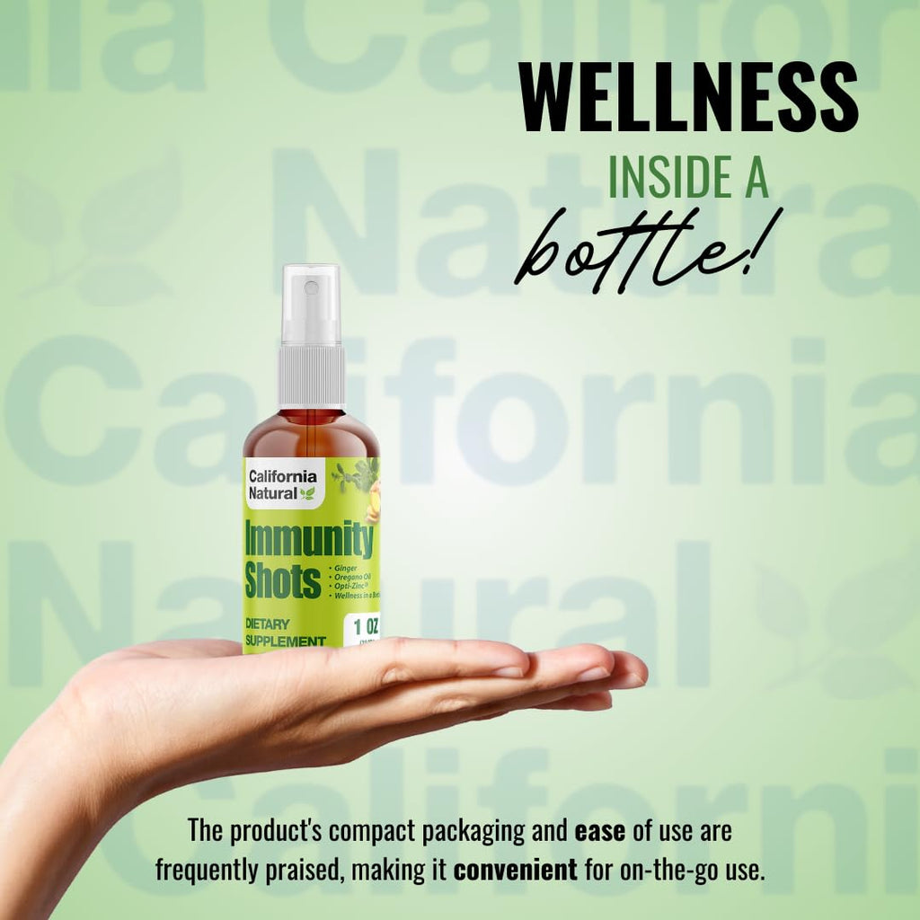 California Natural authentic wellness shot bottle displayed on a clean white background