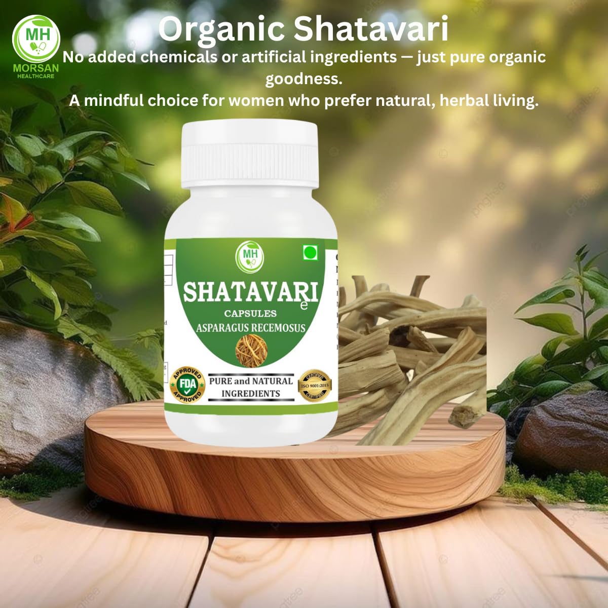 Morsan Healthcare vegetarian capsules for reproductive vitality and daily wellness.