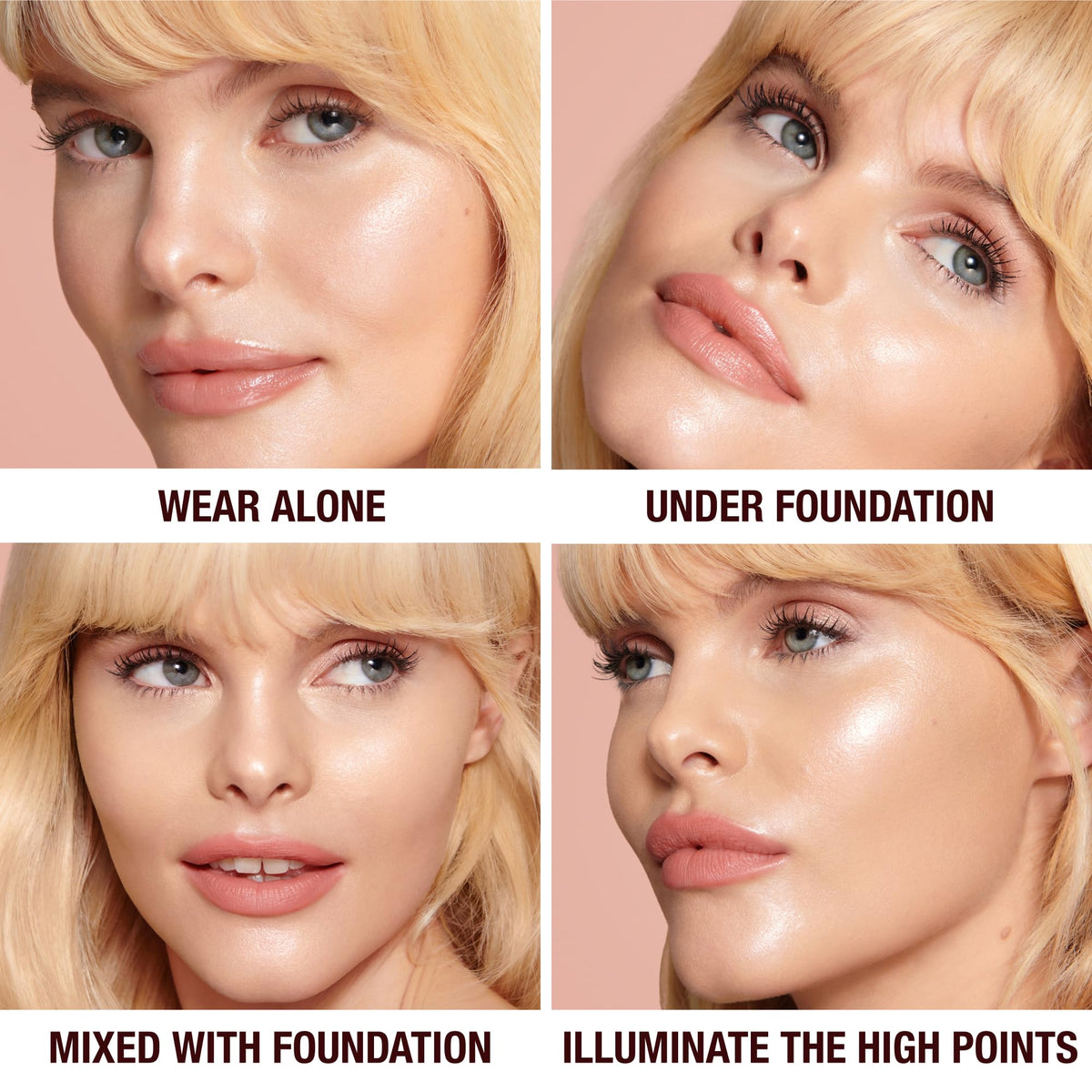 Charlotte Tilbury makeup primer texture swatch on skin