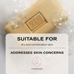 Erno Laszlo Phelityl soap in use lather display