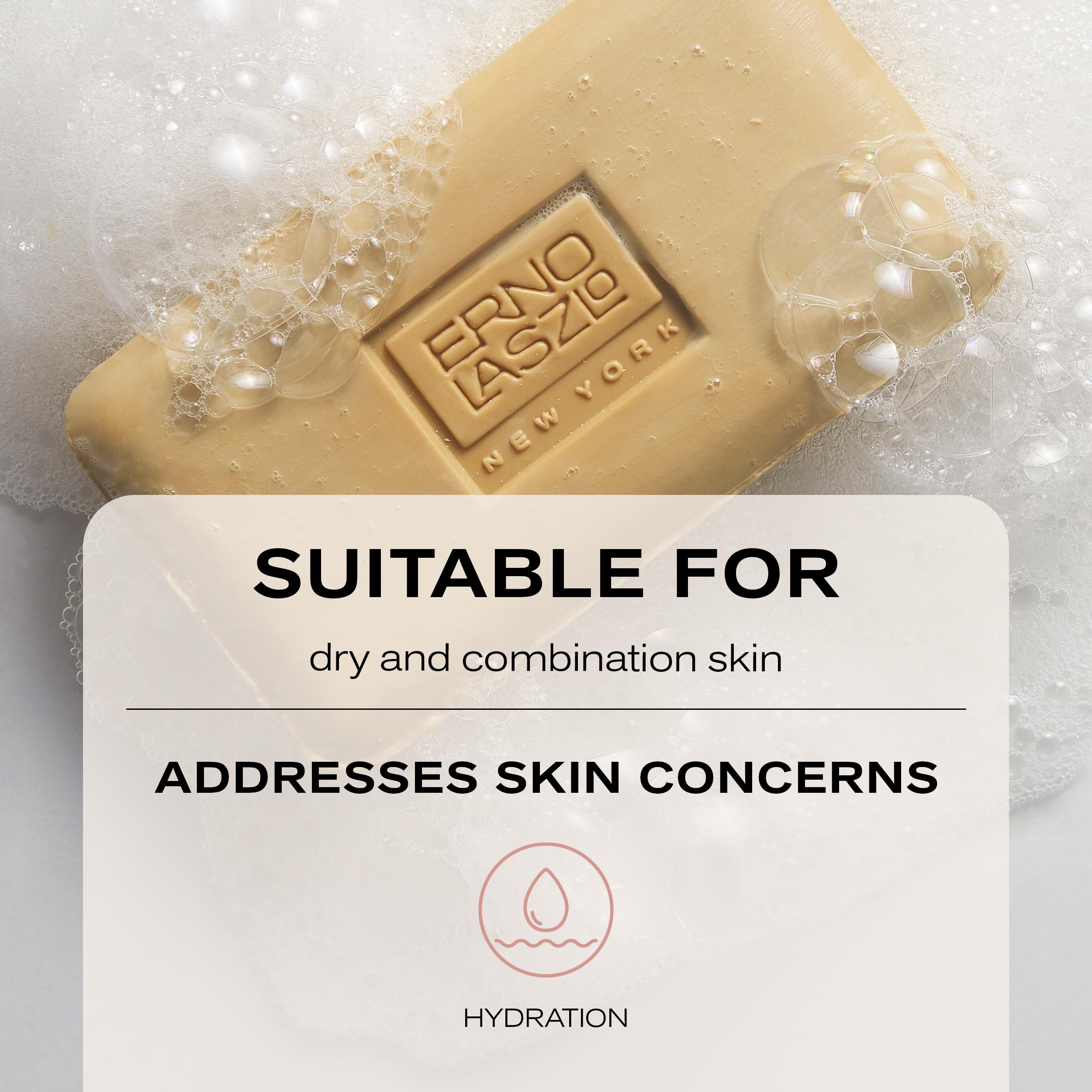 Premium fatty acid rich face wash bar by Erno Laszlo