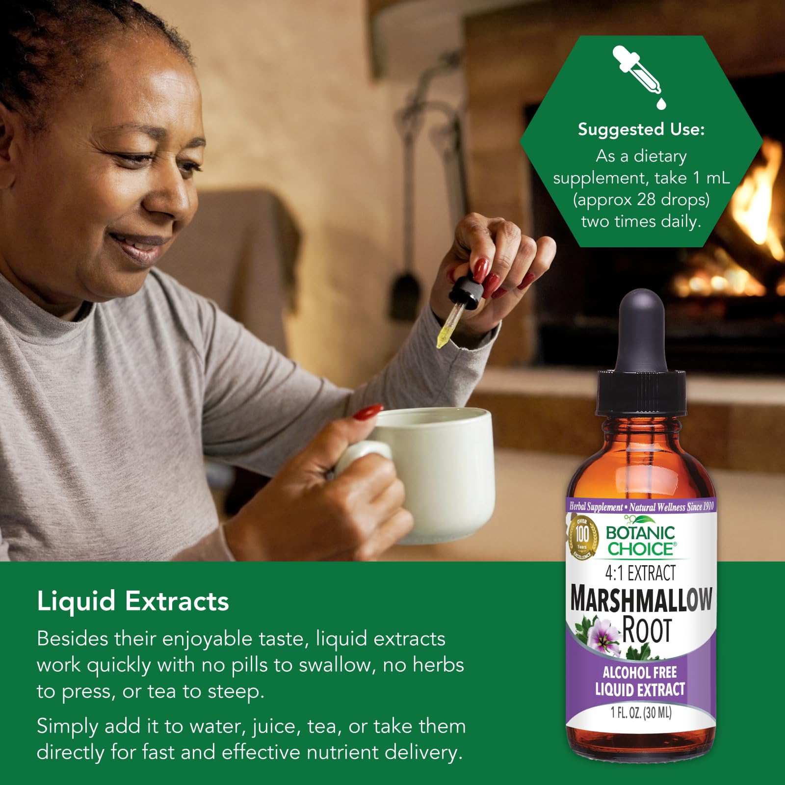 Botanical extract liquid for respiratory health