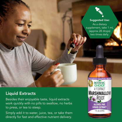 Botanical extract liquid for respiratory health