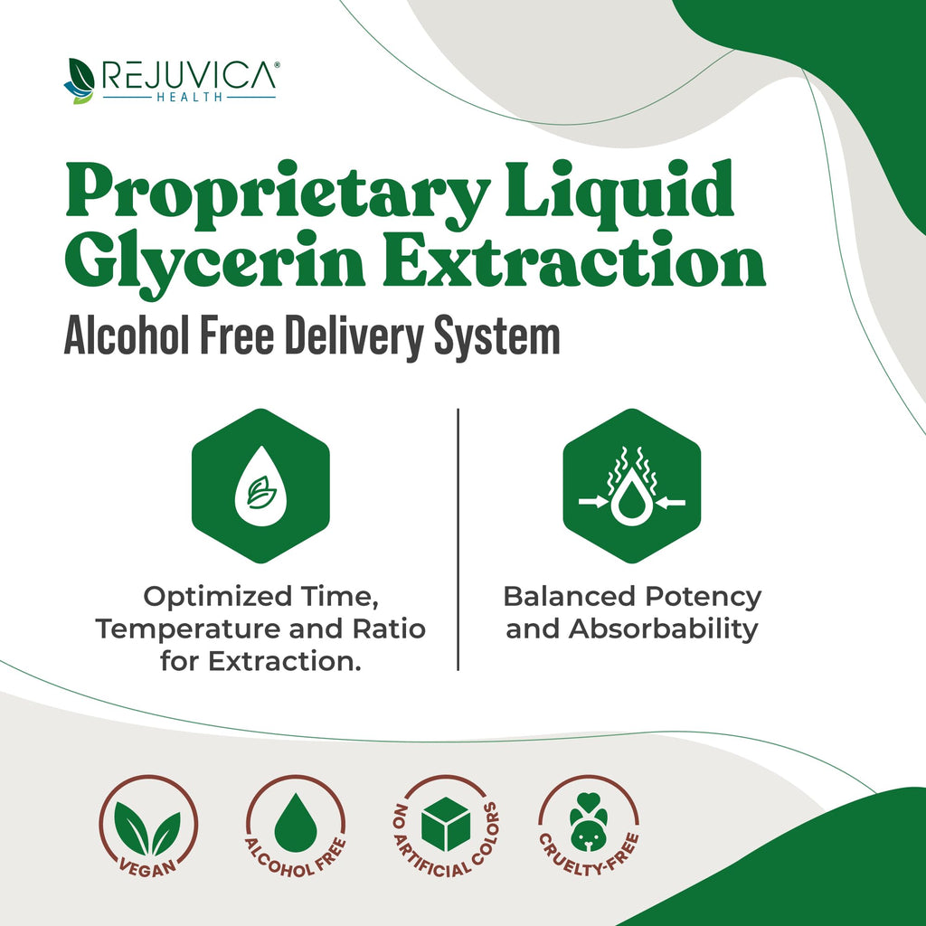 Back label of Rejuvica Health DigestaPro showing alcohol free dietary supplement facts.