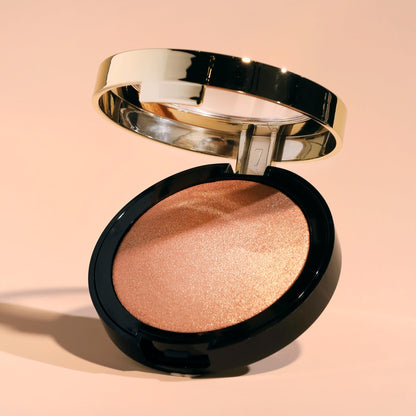 Milani multi tonal micro fine luminescent powder highlighter application