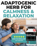High potency 15 to 1 extract shatavari capsule supplement packaging.