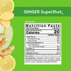 Sol-ti Organic Ginger SuperShot being poured to demonstrate its rich raw cold pressed texture.