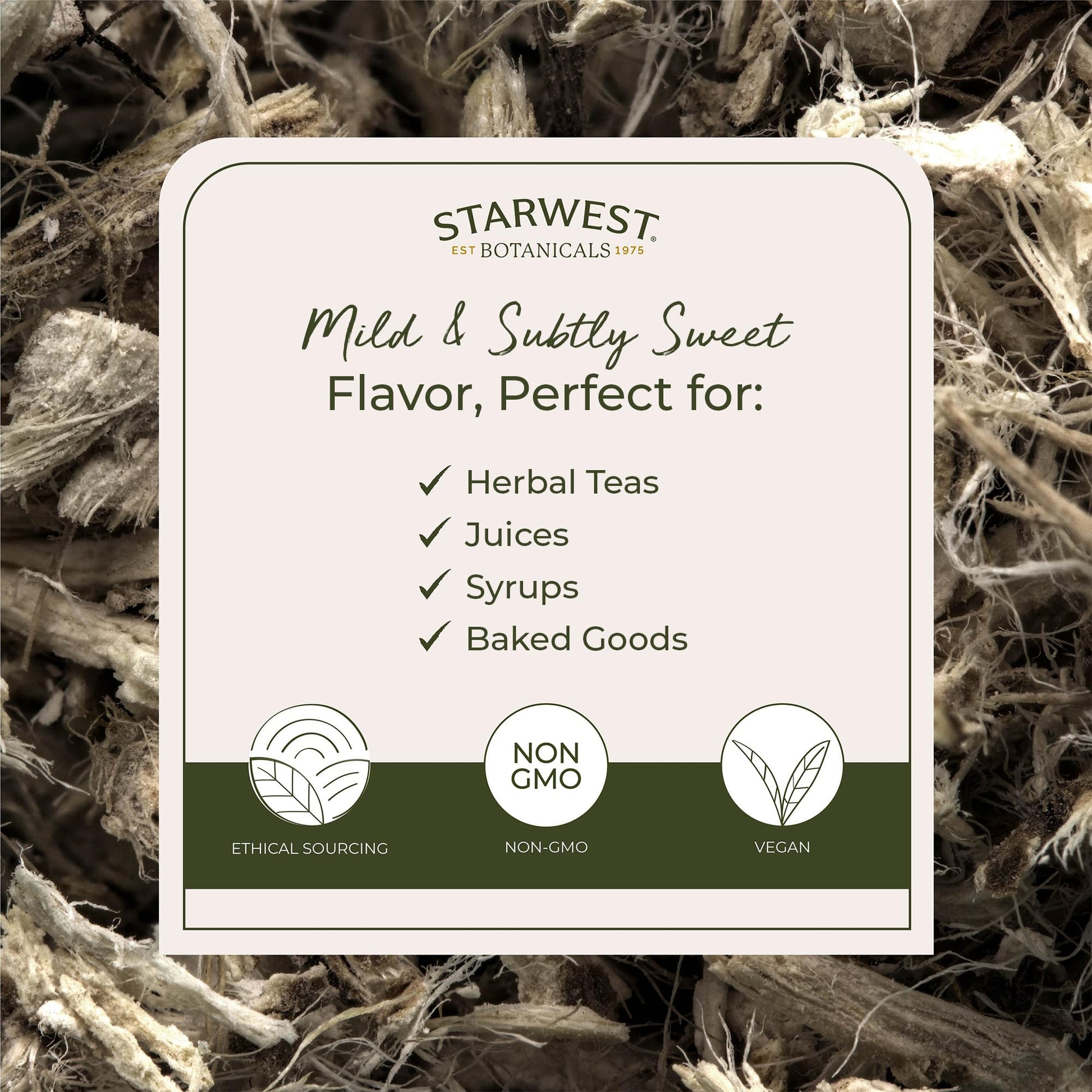 Starwest Botanicals 4 Ounce packaging details and certification labels
