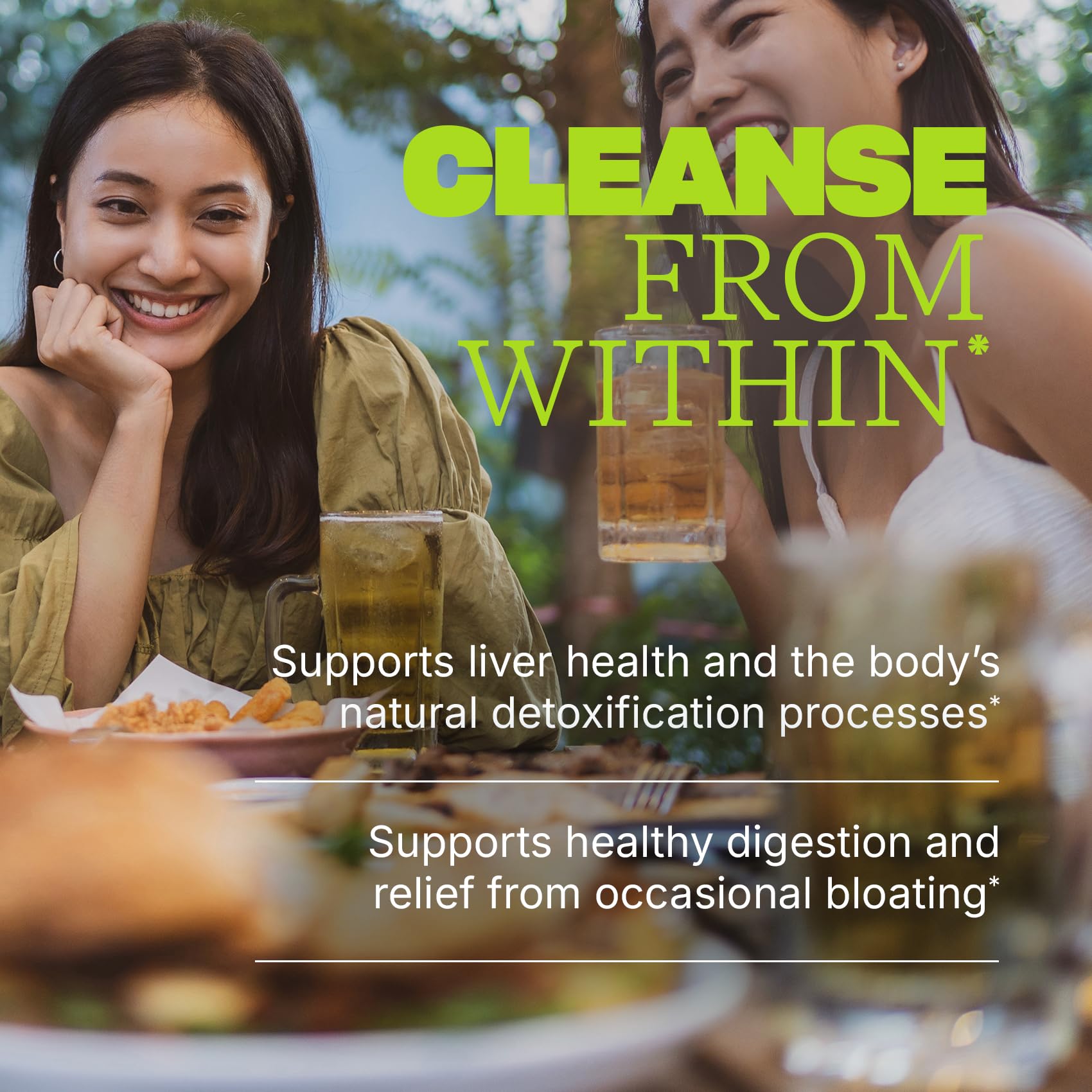 Swisse Ultiboost Liver Detox bottle showing key ingredients milk thistle turmeric and artichoke