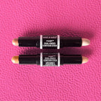 Wet n Wild 2-in-1 contour and highlighter stick packaging layout