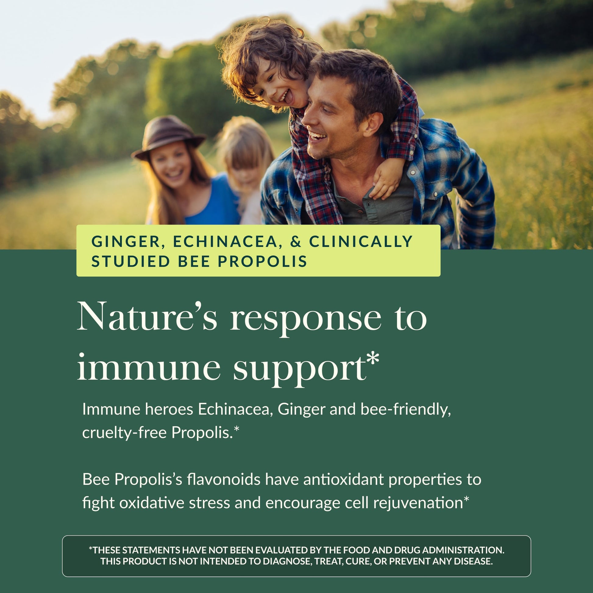 Gaia Herbs USA imported certified organic immune support packaging
