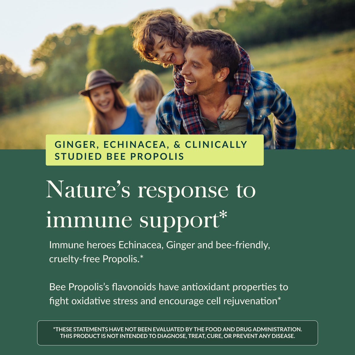 Gaia Herbs USA imported certified organic immune support packaging