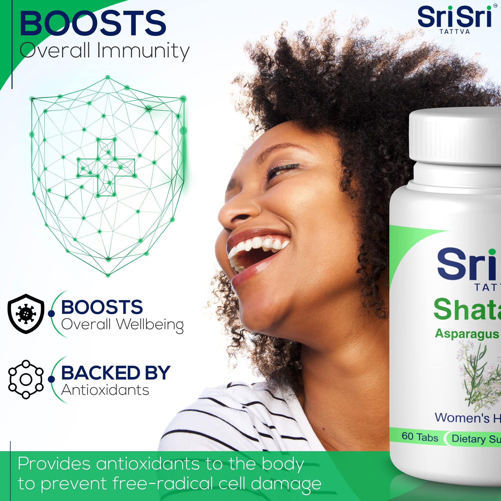 Label details of Sri Sri Tattva Shatavari dietary supplement