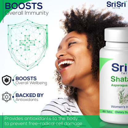 Label details of Sri Sri Tattva Shatavari dietary supplement