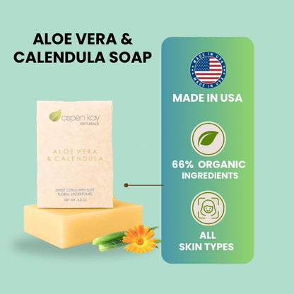 Aspen Kay Naturals organic cold processed handmade soap bar for sensitive skin