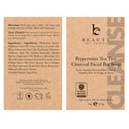 Beauty by Earth black soap facial cleanser single bar ready for use