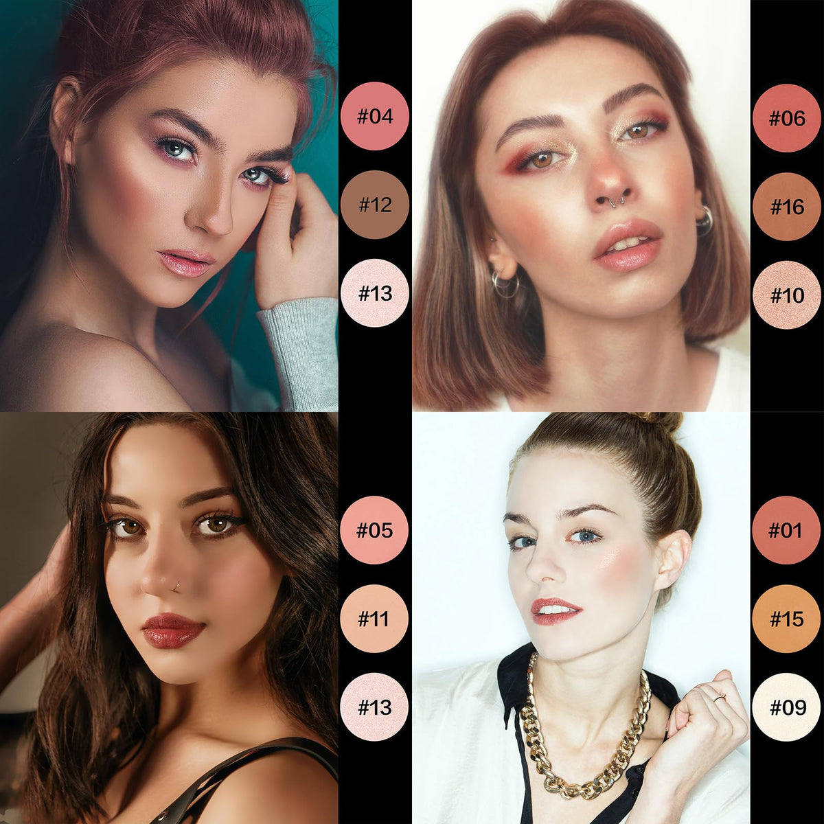 Springsky contour and blush palette back packaging view